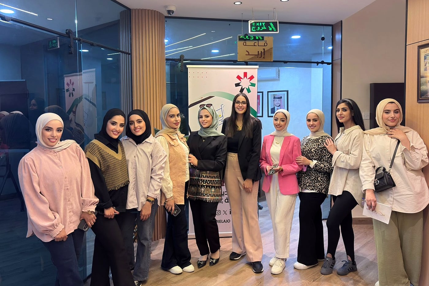 Dr. Shahd mentoring young women